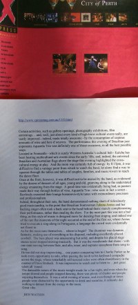 Aquarela news review e capa