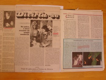 Ju A bruxinha que era boa jornais 1991