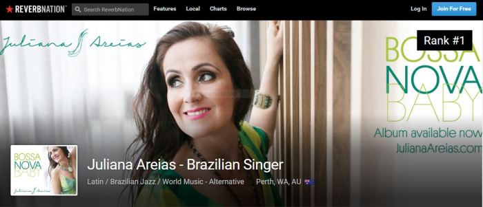 Reverbnation rank#1 10 March 2015