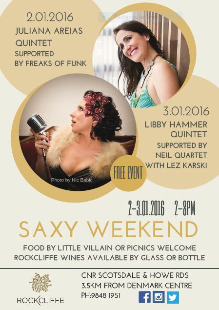 Rockcliffe Winery Saxy Weekend Juliana Areias Libby Harmmer