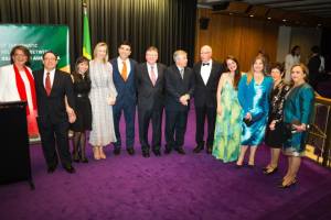 AuBrBc Carlos Abreu Embassador all Juliana Areias at Sydney Opera House Brazil at the Harbour Bossa Nova Baby