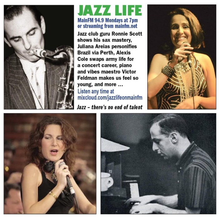Melbourne Jazz Life MainFM 94.9 - Hen Turnbull Mon 7pm 17 April 2021 Juliana Areias