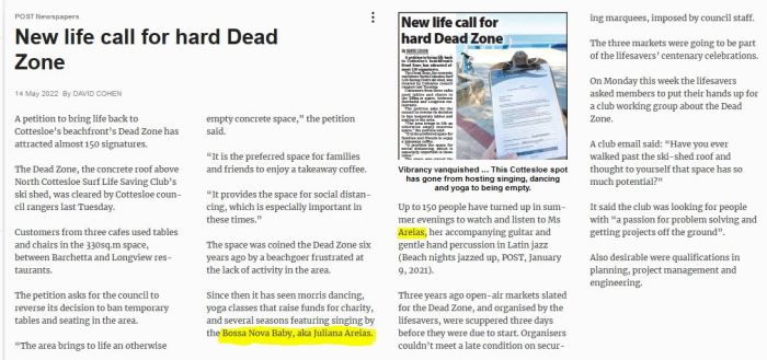 Art The Post Juliana Areias Dead Zone Petition May 2022