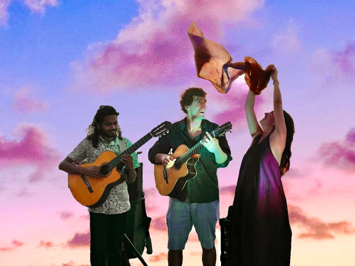 Flying Guitars Photo - Perth Sky Juliana Areias Joshua de Silva Shon Boublil Ellington Jazz Club Poster Australia