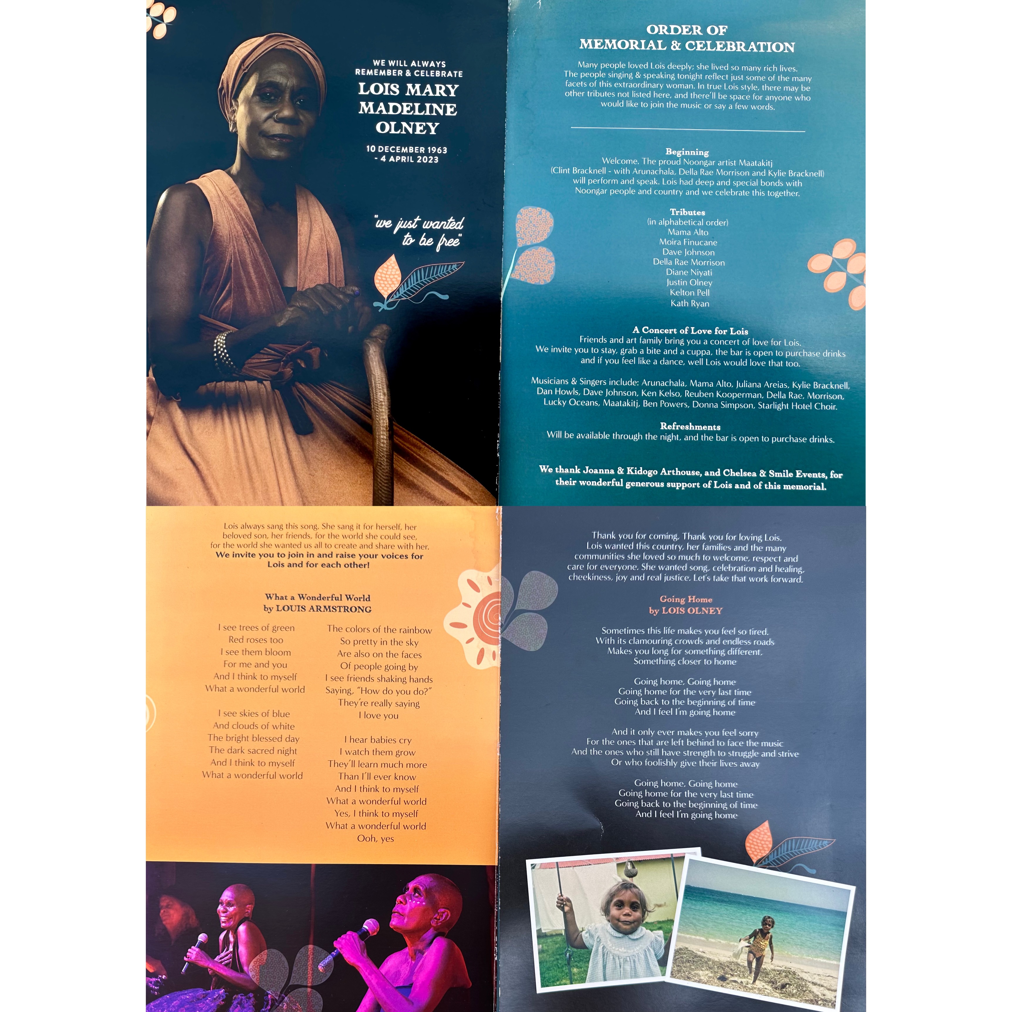 Lois Olney Memorial performance Juliana Areias 2024 Mama