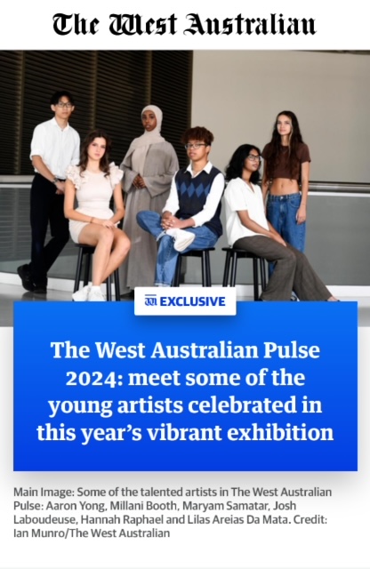 Western Australian Pulse Sunday times Magazine cover Lilas Areias 6