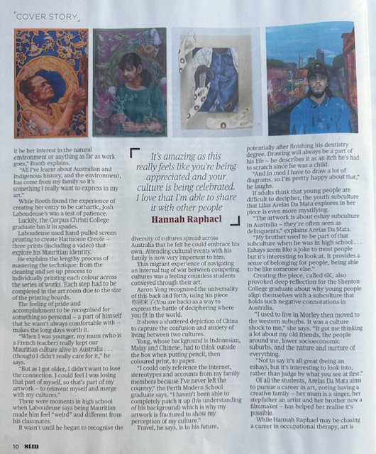 Western Australian Pulse Sunday times Magazine Lilas Areias 4