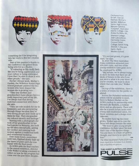 Western Australian Pulse Sunday times Magazine Lilas Areias 5